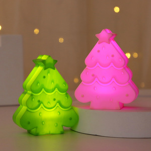 Mini veilleuses LED Arbre de Noël, Ornement de table électronique, Décoration de Noël tendance pour la maison, Fournitures de fête avec alimentation par piles - Product Image 4