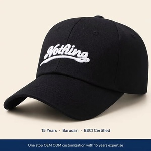 Gorra de Béisbol de 6 Paneles con Bordado 3D en Relieve, Tela de Algodón, Fábrica BSCI para Mayoristas, Estilo Urbano, Servicio OEM, Bajo MOQ - Product Image 1