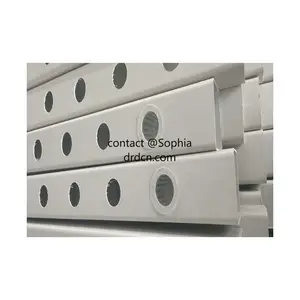 full specification hydroponic tube square PVC pipe hydroponic channel pipes for NFT system