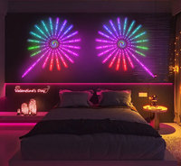 Bande LED RVB intelligente avec télécommande effet feu d'artifice pour l'éclairage décoratif intérieur enrichit votre vie couleur de rêve Noël