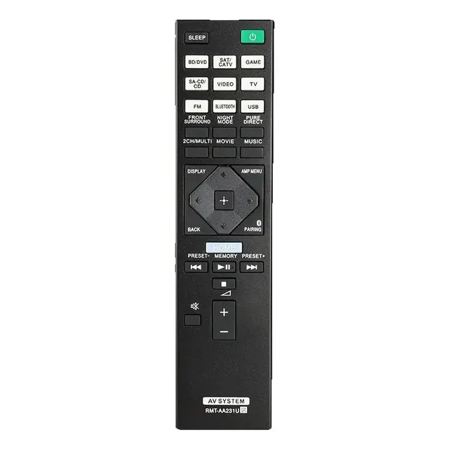 RMT-AA231U For Sony AV Receiver Remote Control STRDH770 STRDN1070 STR-DN1080 STR-DH770 STR-DN1070