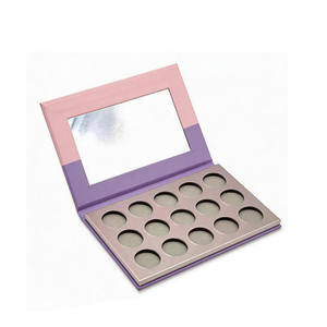 Paleta de sombras de ojos de papel DIY de 26 mm con logotipo personalizado, paleta vacía para combinación de sombras de ojos con acabado brillante en polvo - Product Image 6