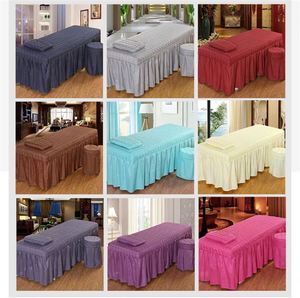 Drap de lit de massage pour salon de beauté, couvre-lit de massage, drap de lit SPA, housse complète avec jupe - Product Image 3