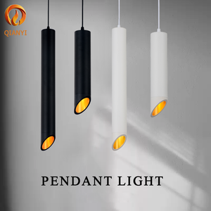 Lampe suspendue GU10 moderne au design chic, petite et longue, à ouverture inclinée, <span class=keywords><strong>pour</strong></span> îlot de <span class=keywords><strong>cuisine</strong></span>, lampe de projection - Product Image 1