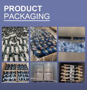 Ruedas giratorias de alta resistencia de tamaño grande de 5 pulgadas, 6,5 pulgadas, 8 pulgadas, ruedas giratorias de goma con bloqueo - Product Image 6