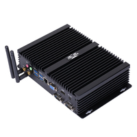 Partaker I3 endüstriyel PC çekirdek i5 4200U bilgisayar Win 10 Mini PC 12V Barebone sistemi