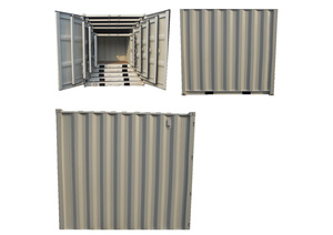 Conteneur DNV Offshoe à demi-hauteur, à ouverture latérale, avec porte battante et porte élévatrice, 15ft 10ft Plt-614 - Product Image 2