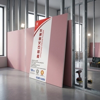 Plaque de plâtre ignifuge en papier A1, panneau mural incombustible pour hôtel, appartement, bureau, immeuble