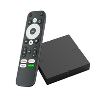 Boîtier TV Android 14 le plus récent 2026 Amlogic S905X5M Quad Core, décodeur 4G RAM 32GB ROM, double WiFi, 4K AV1