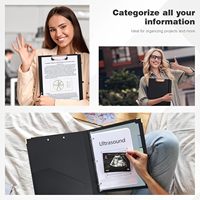Carpeta de 3 Anillos de 1/2 Pulgada, Tamaño Carta (11" x 8.5), con 5 Separadores de Pestañas, Etiquetas para Carpetas, Plástico y PVC, Logotipo Personalizado