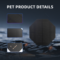 Panneau solaire PERC PET Foldsun sur mesure, prix usine, forme non standard, haute efficacité 22,4 %, haute puissance, petit module solaire CE