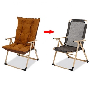 Cheap Black Modern Lightweight Comfortable Waterproof Portable Padded Metal <b>Outdoor</b> Folding <b>Chairs</b> for Park Use - Product Image 3