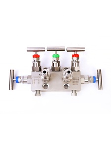 3051 khác biệt Máy phát áp lực thép không gỉ năm van nhóm đồng phẳng mặt bích năm van phụ kiện - Product Image 2