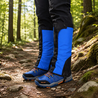 Guêtres imperméables légères et pliables en polyester pour sports de neige, escalade et trekking en montagne - Personnalisables pour utilisation en extérieur par temps neigeux