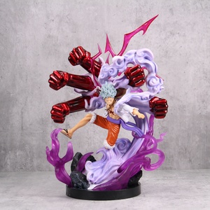 Juguete de plástico de resina de PVC de 13 pulgadas OEM figura de acción personalizada Manga figura de una pieza Luffy Anime Luffy Nika - Product Image 2