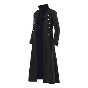 Amazoned gótico abrigo de doble botonadura Medieval renacimiento Vintage de talla grande disfraz de <span class=keywords><strong>Cosplay</strong></span> de escenario - Product Image 3