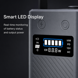 แบตเตอรี่สำรองพลังงานแสงอาทิตย์แบบพกพา 120W AC ความจุ 89.6Wh สำหรับการตั้งแคมป์กลางแจ้ง - Product Image 5