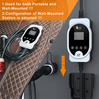 Chargeur EV portable Feyree 22KW 3 phases 32A Wi-Fi APP Type 2, boîte de charge EVSE, station de charge pour chargeur EV 22kw