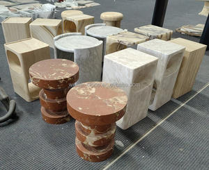 Mesa de Centro Cuadrada de Mármol Natural Travertino Rojo <span class=keywords><strong>Alicante</strong></span>, Venta Directa de Fábrica - Product Image 2