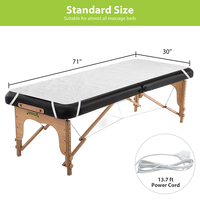 Couverture chauffante électrique sur mesure en gros, lavable, certifiée CE, avec prises US/UK/EU pour usage domestique et hôtelier