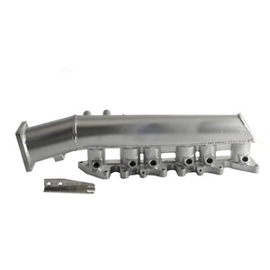 Colector de admisión Turbo VW <span class=keywords><strong>VR6</strong></span> 2,8 y 2.9L-Construcción de aluminio duradero Acabado plateado 1 año de garantía - Product Image 1