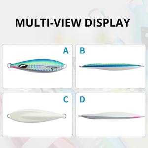 SKM Super dur matériel de pêche à l'achigan 20g-350gMetal Cast Jig cuillère leurre appât artificiel rivage pêche lente poisson d'eau salée - Product Image 2