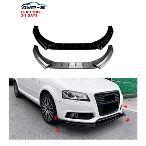 Splitter Anteriore di Alta Qualità AMP-Z per AUDI <span class=keywords><strong>A3</strong></span> 8P <span class=keywords><strong>Sline</strong></span> 2008-2012, Labbro Paraurti Anteriore - Product Image 1