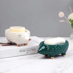 Vente en gros en céramique porte-savon blanc en forme <span class=keywords><strong>de</strong></span> hamster porte-savon pour décoration <span class=keywords><strong>de</strong></span> <span class=keywords><strong>salle</strong></span> <span class=keywords><strong>de</strong></span> <span class=keywords><strong>bain</strong></span> - Product Image 3