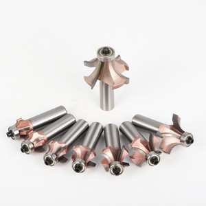 Công nghiệp cấp 4 lưỡi tròn góc chế biến gỗ phay cắt tỉa bit r Cắt góc Bộ định tuyến bit Máy khắc cuối nhà máy - Product Image 3