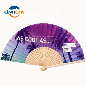 Abanicos de mano promocionales personalizados Abanico de madera español con su propio diseño - Product Image 3