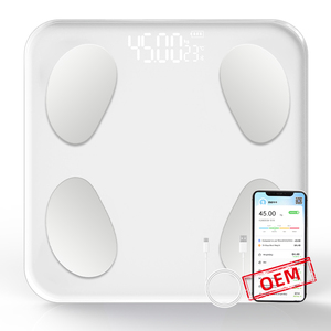 Cân điện tử thông minh cân nặng cơ thể kỹ thuật số Bluetooth chất lượng cao miễn phí ứng dụng cân bằng cơ thể người - Product Image 1