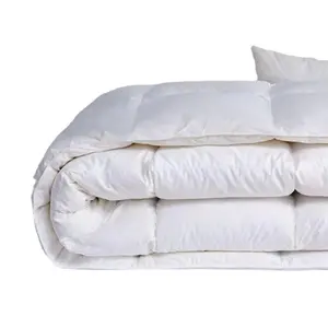 Ensemble de couette de luxe personnalisé en duvet de canard/d'oie 100% coton OEM