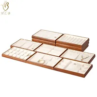 Foshan HLB ODM en bois bijoux organisateur présentoir bijoux organisateur bijoux présentoir plateaux