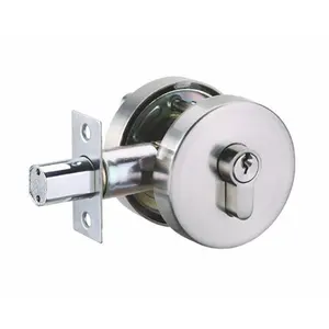 Stainless steel heavy handle lever lock set door handle lock kit home office lever door locks and deadbolt