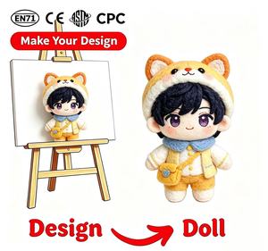 Peluche personnalisée OEM ODM, jouet en peluche moelleux, poupée en peluche personnalisée, certifiée CPC EN71, logo personnalisé Kaikai Kiki - Product Image 6