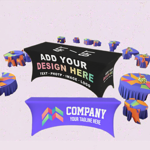 Nappe personnalisée en polyester non tissé imprimée avec logo d'entreprise pour événements et usage domestique - Product Image 3