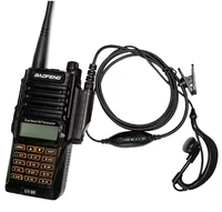 Baofeng Casque d'écoute filaire double bande avec micro PTT Microphone Baofeng UV9R Écouteurs étanches pour Baofeng 9700 A58