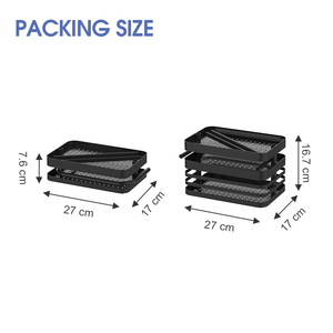 WIREKING Standing type 2tier 3 tier metal bathroom <strong>shower</strong> caddy with handle Bathroom Storage <strong>Shelving</strong> - Product Image 6