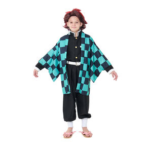 Costumes de haute qualité, costumes d'anime Tanjirou Kamado Nezuko, ensembles de costumes de <span class=keywords><strong>cosplay</strong></span> pour femmes et hommes, kimono - Product Image 2