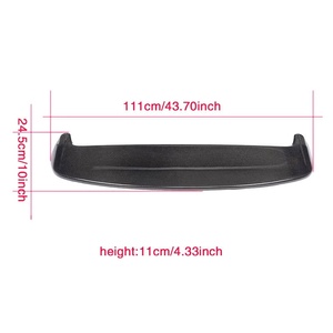 Pour Volkswagen Golf 7 2014-2018 : Aileron arrière, diffuseur de pare-chocs, aileron de coffre en ABS – Pièces automobiles - Product Image 4