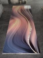 Panneau mural décoratif en PVC UV sans formaldéhyde, panneau UV 1220*2440 pour la rénovation complète des hôtels, ignifuge EN13501 Classe B