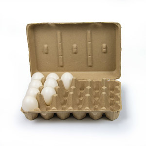 24 Trứng Đếm Mạnh Mẽ Takeaway Bao Bì Khay Giấy Trứng Thùng Carton Cho Trứng Gà - Product Image 1