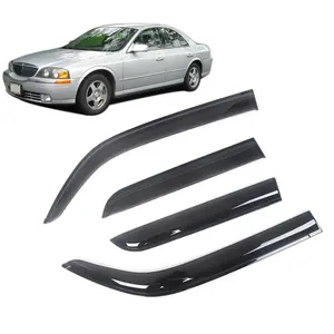 Для Lincoln LS 2000-2006 седан Авто черный тонированный козырек на боковое окно автомобиля защитные навесы для защиты от дождя дверь Ventvisor