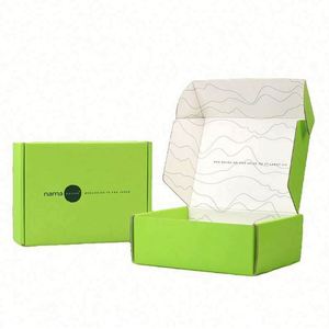 Wholesale Custom Design Personalized Matt Lamination Embossing Sponge Lined Self Erecting Recyclable Corrugated <b>Square</b> Box - Product Image 6