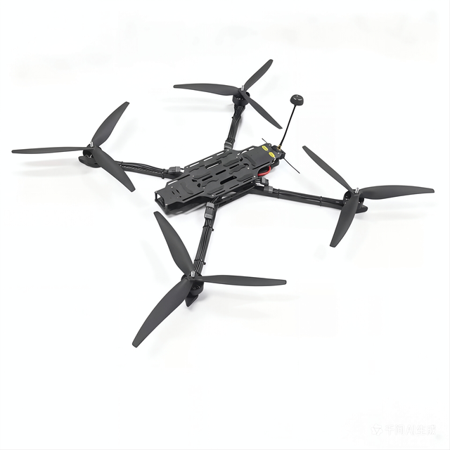 15 Inch Heavy Lift FPV Drone Kit 915MHz Long Range Carbon Fiber Frame F405 80A ESC 3W VTX for Logistics Delivery