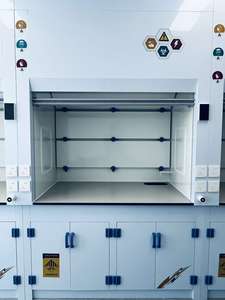 ตู้ดูดควันในห้องปฏิบัติการแบบมืออาชีพ - ตู้ระบายอากาศทนสารเคมีพร้อมไฟ LED, ตู้ดูดควันพร้อมปรับความเร็วลมได้ - Product Image 3