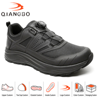 Chaussures de sécurité et d'entraînement pour hommes, personnalisées, légères, avec tige en KPU imperméable, boucle automatique et respirantes, vente en gros