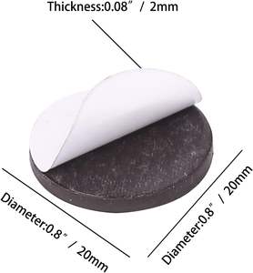 Aimants ronds <span class=keywords><strong>à</strong></span> peler et <span class=keywords><strong>à</strong></span> <span class=keywords><strong>coller</strong></span>, aimants flexibles et petits, aimants autocollants en caoutchouc - Product Image 2