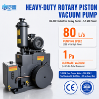 Pompe à vide rotative à piston scellée à l'huile KAIMENG KMHG80F 80L S 6.5Pa refroidie à l'eau pour four à vide de métallurgie