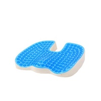 Coussin de siège ergonomique en mousse à mémoire de forme orthopédique rafraîchissant pour chaise de bureau, soulagement des douleurs au coccyx et à la sciatique